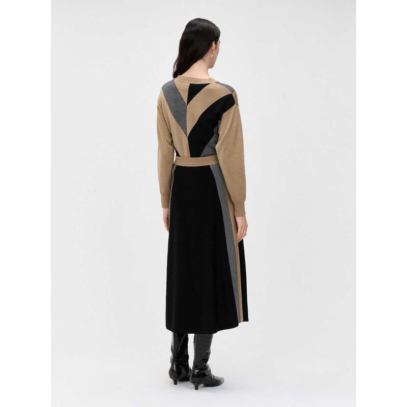 Veronika Maine Spliced Jacquard Merino Sweater image number 1